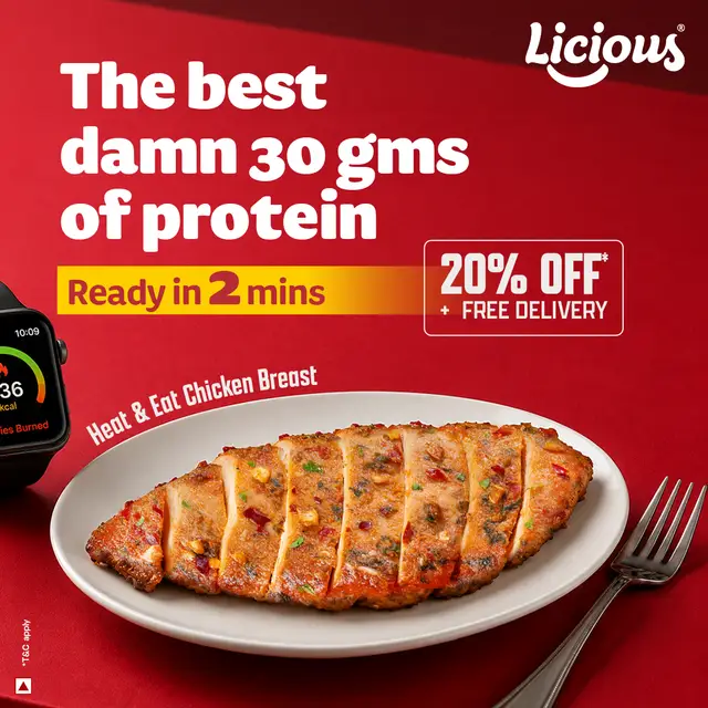 Licious image ad