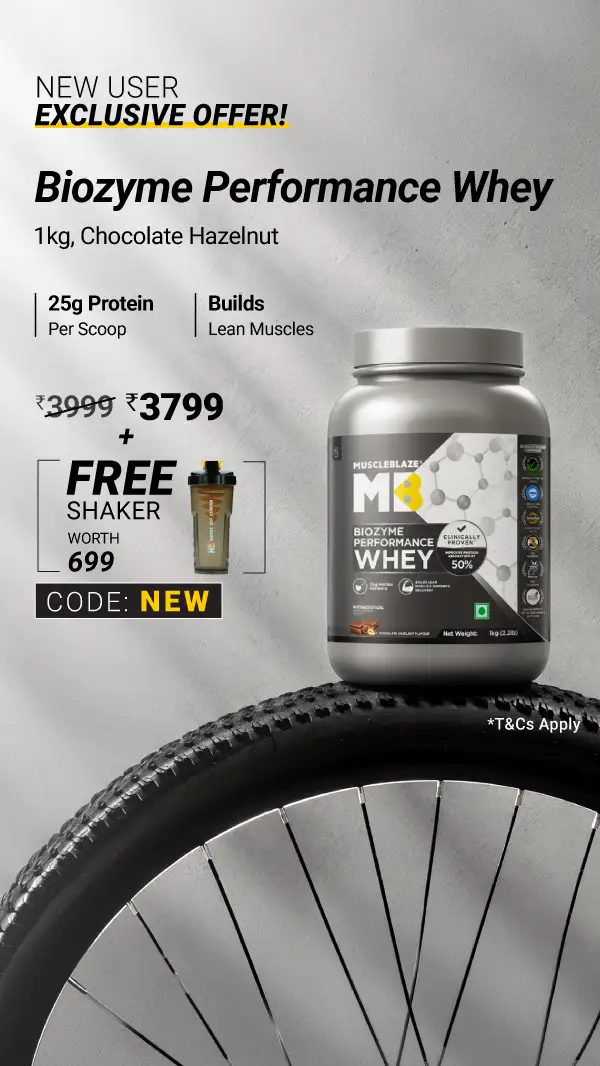 MuscleBlaze image ad