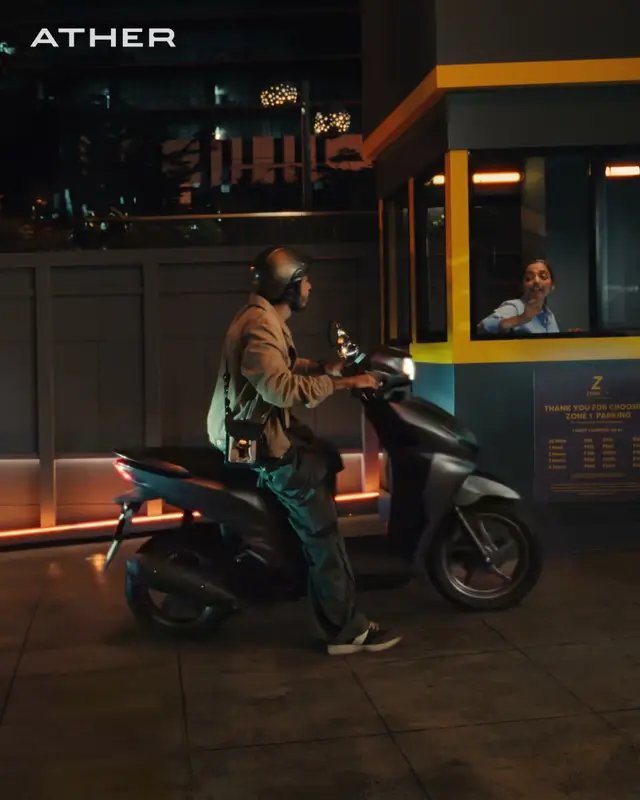 Ather Energy video ad