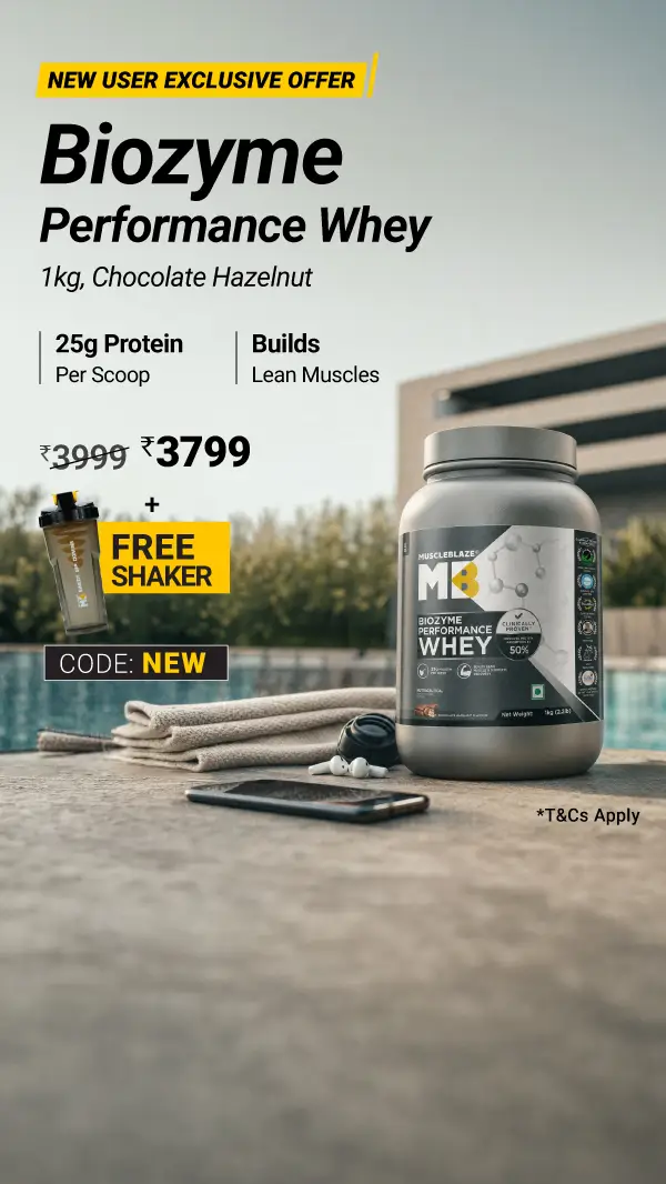 MuscleBlaze image ad