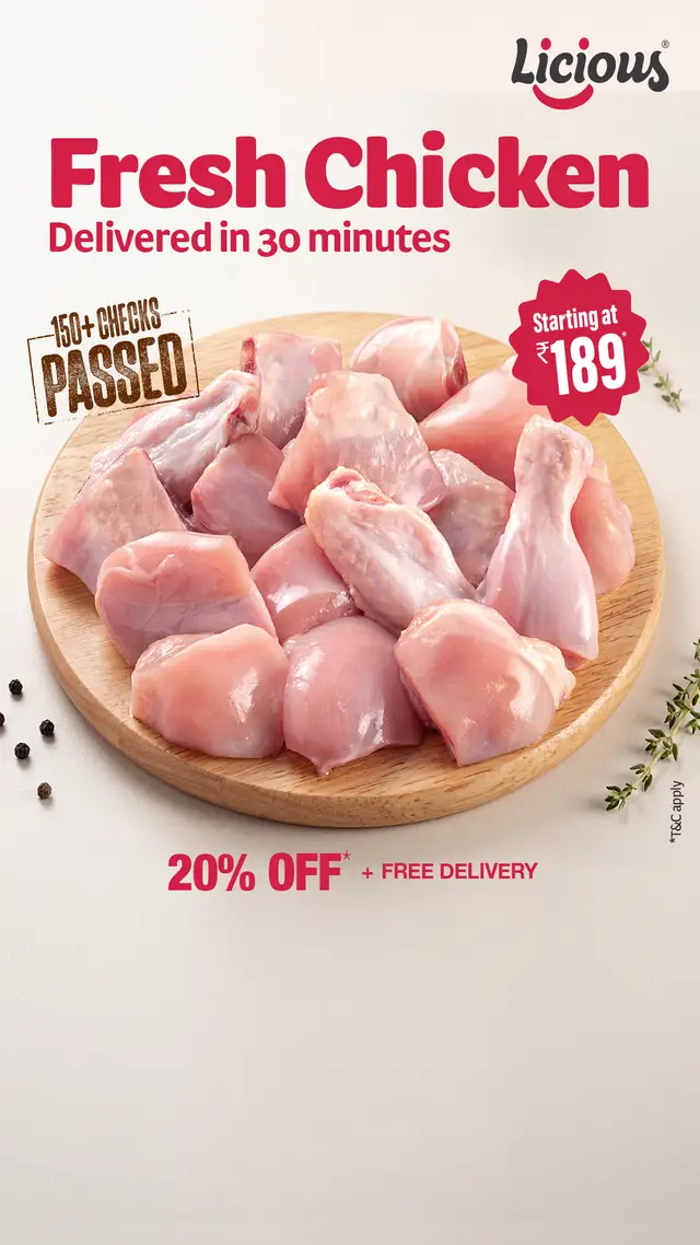 Licious image ad